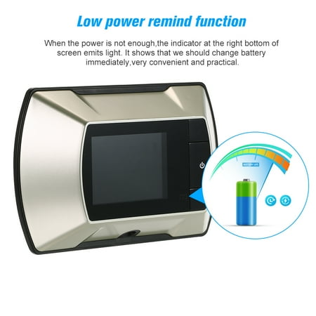 4.3 Digital Peephole Door Viewer Door Camera w// Snapshot /& 150/° Wide View Angle